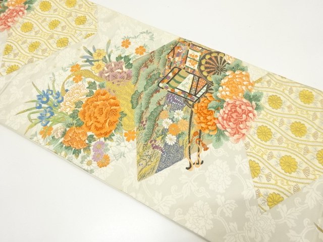 Japanese Kimono / Antique / Fukuro Obi Silk